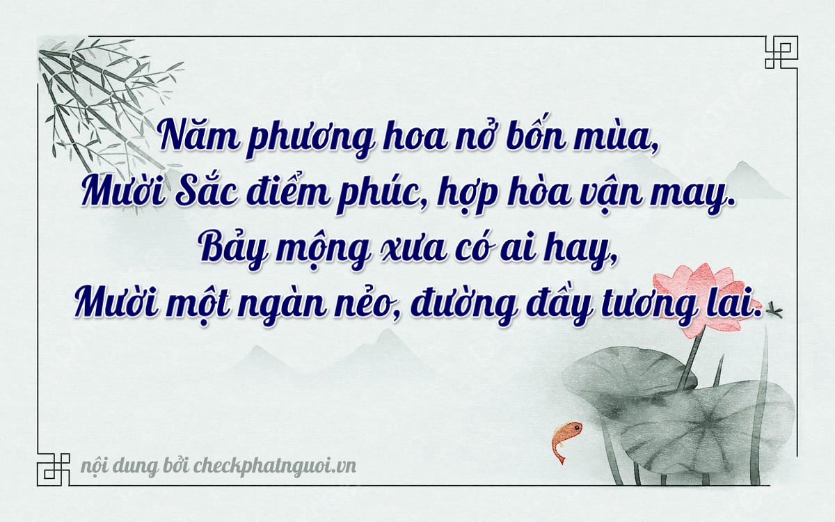 Bài thơ ý nghĩa cho <b>biển số 78AM-04017</b> tại website checkphatnguoi.vn