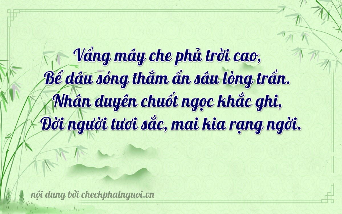 Bài thơ ý nghĩa cho <b>biển số 78C-03780</b> tại website checkphatnguoi.vn