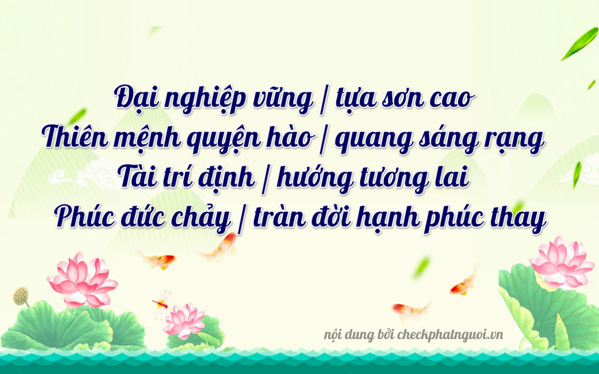 Bài thơ ý nghĩa cho <b>biển số 78C1-22244</b> tại website checkphatnguoi.vn