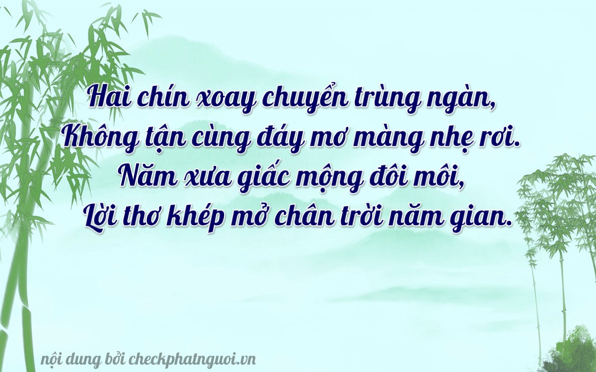 Bài thơ ý nghĩa cho <b>biển số 78F1-29057</b> tại website checkphatnguoi.vn