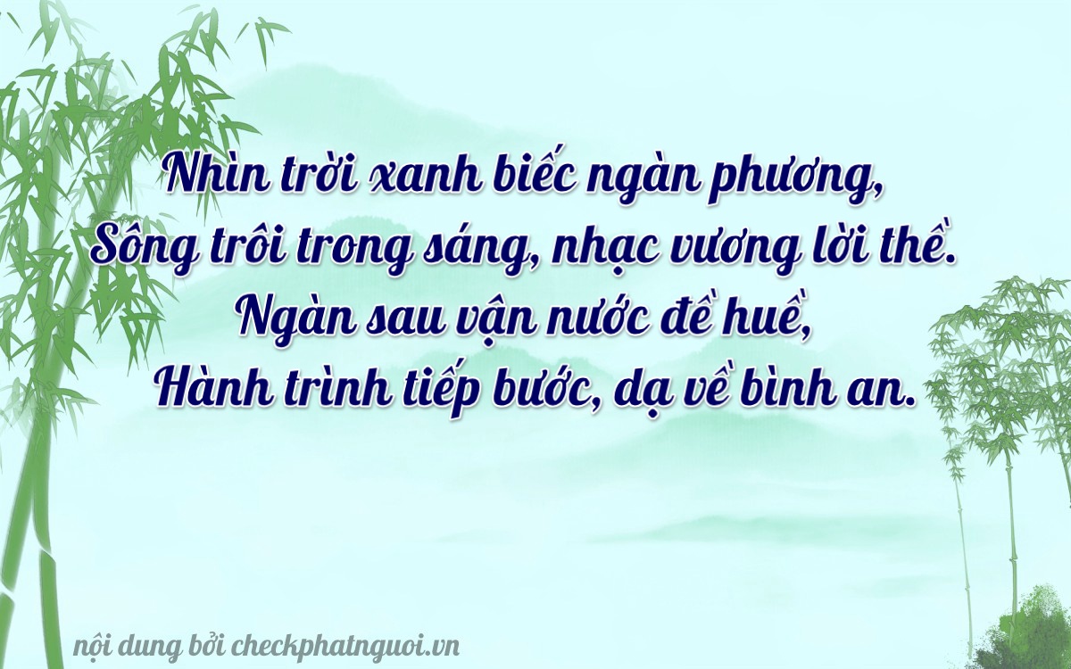 Bài thơ ý nghĩa cho <b>biển số 78F1-49021</b> tại website checkphatnguoi.vn