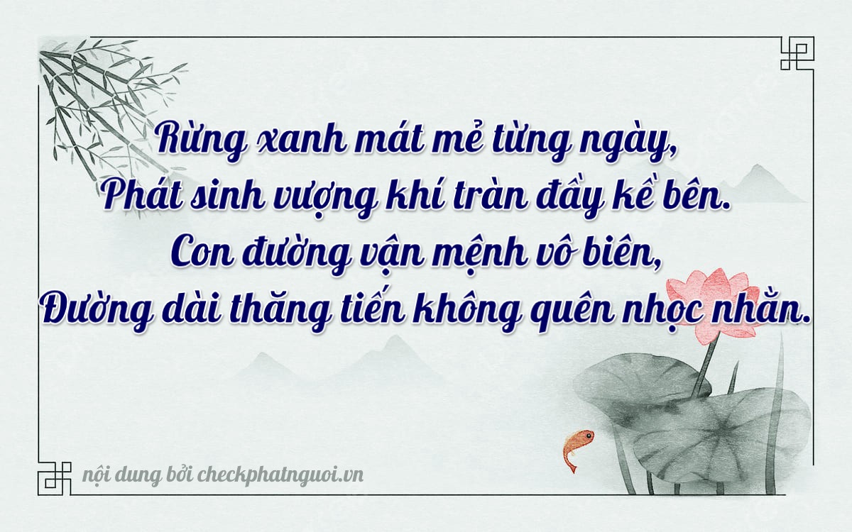 Bài thơ ý nghĩa cho <b>biển số 78G-20144</b> tại website checkphatnguoi.vn