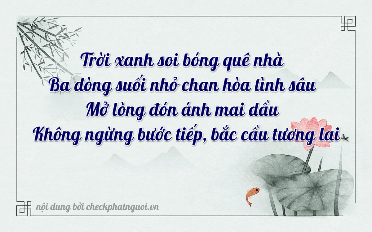 Bài thơ ý nghĩa cho <b>biển số 78H1-37330</b> tại website checkphatnguoi.vn