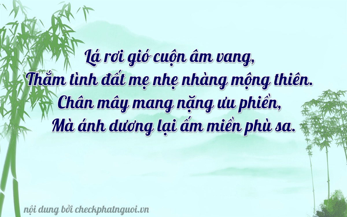 Bài thơ ý nghĩa cho <b>biển số 78H1-48193</b> tại website checkphatnguoi.vn