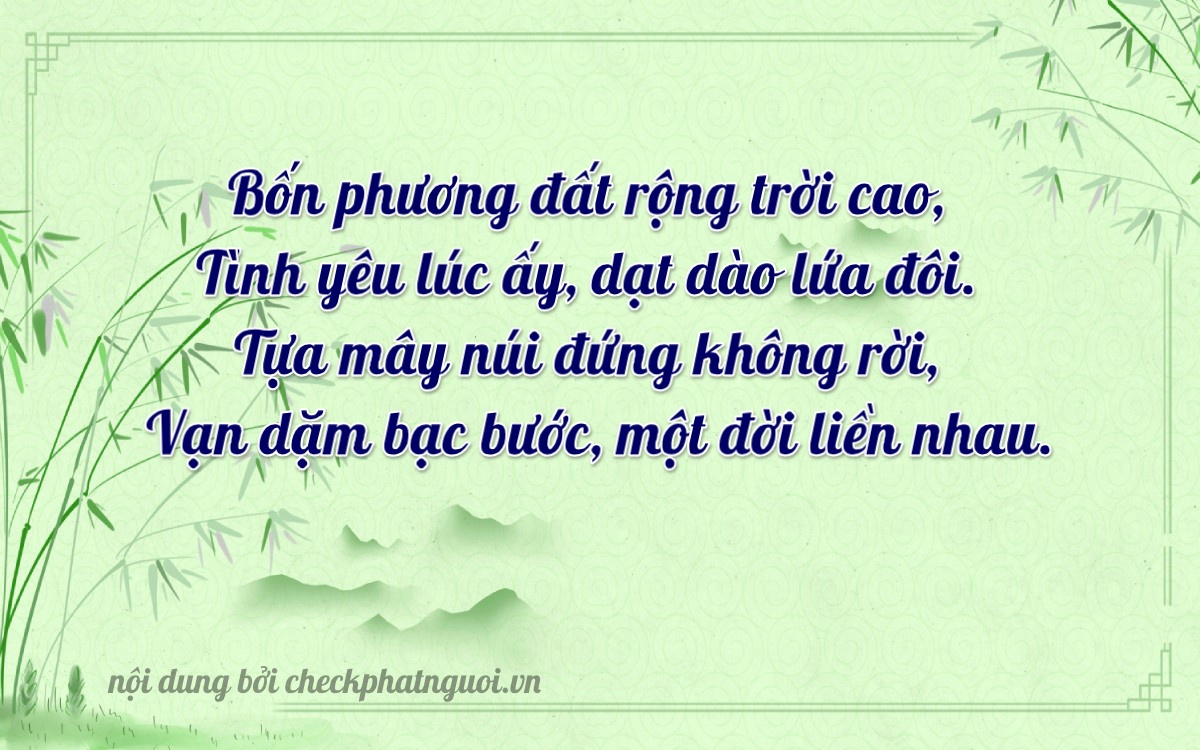 Bài thơ ý nghĩa cho <b>biển số 78H-49697</b> tại website checkphatnguoi.vn