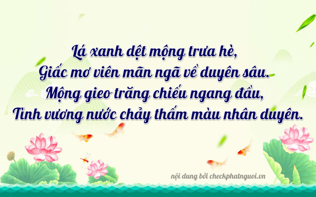 Bài thơ ý nghĩa cho <b>biển số 78K1-12122</b> tại website checkphatnguoi.vn