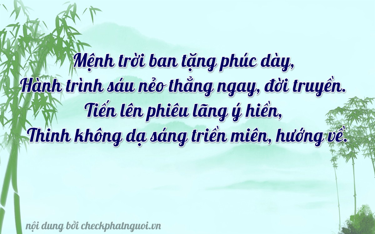 Bài thơ ý nghĩa cho <b>biển số 78M1-19125</b> tại website checkphatnguoi.vn