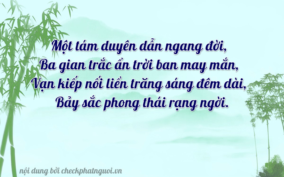 Bài thơ ý nghĩa cho <b>biển số 78V-18337</b> tại website checkphatnguoi.vn
