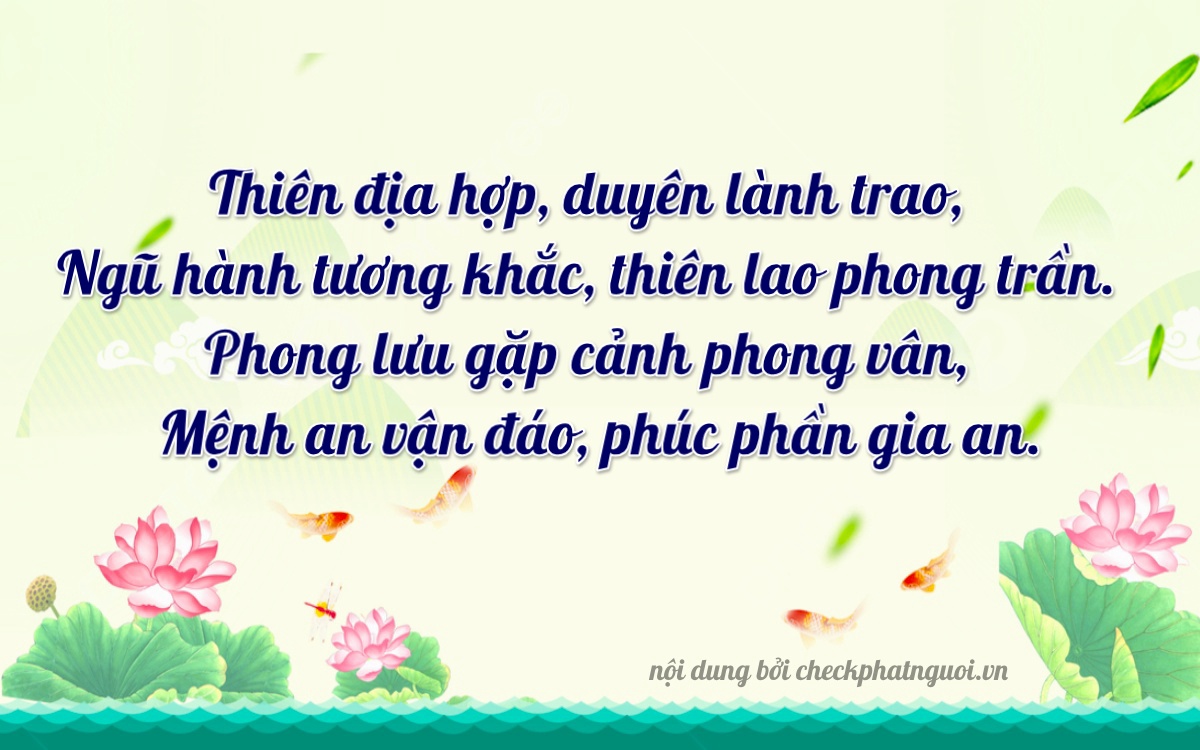 Bài thơ ý nghĩa cho <b>biển số 79A-04772</b> tại website checkphatnguoi.vn