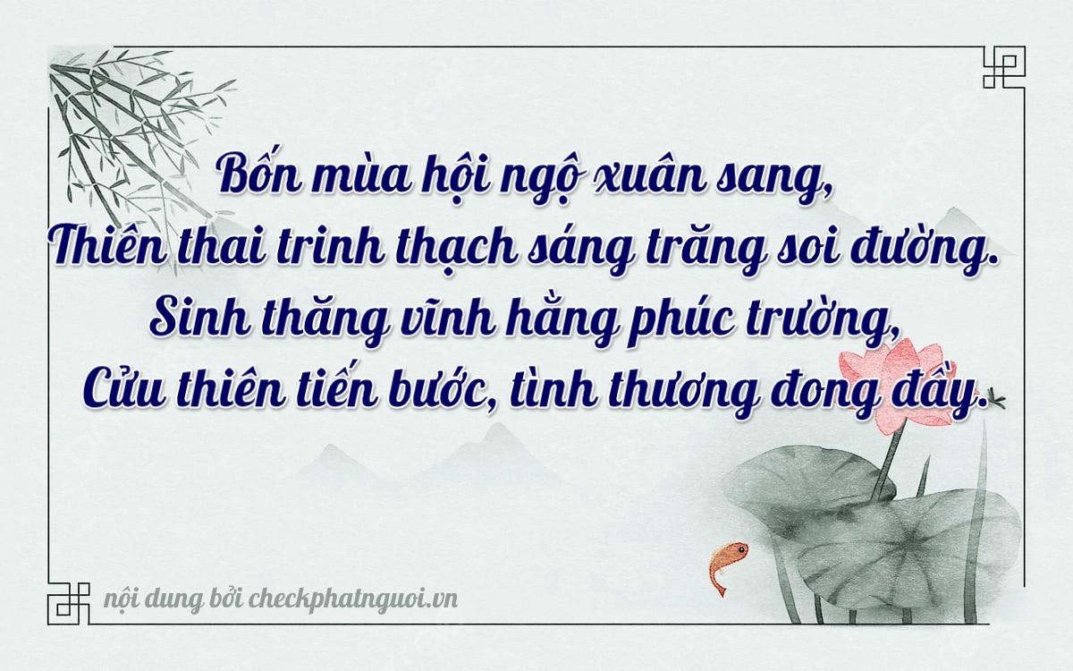Bài thơ ý nghĩa cho <b>biển số 79A-10449</b> tại website checkphatnguoi.vn