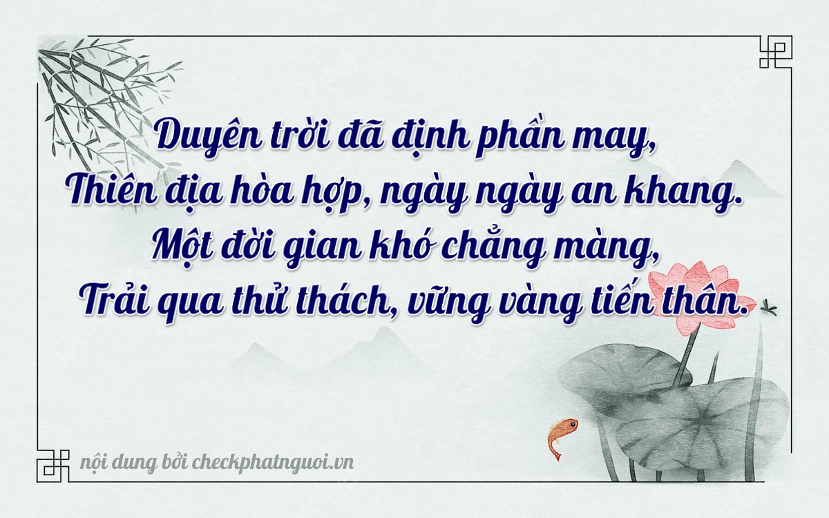 Bài thơ ý nghĩa cho <b>biển số 79A-11830</b> tại website checkphatnguoi.vn