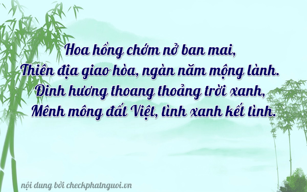 Bài thơ ý nghĩa cho <b>biển số 79A-13917</b> tại website checkphatnguoi.vn