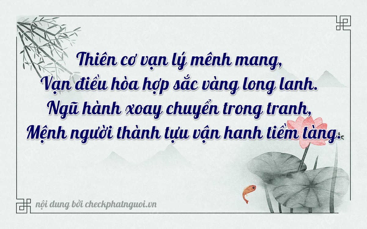 Bài thơ ý nghĩa cho <b>biển số 79A-39179</b> tại website checkphatnguoi.vn