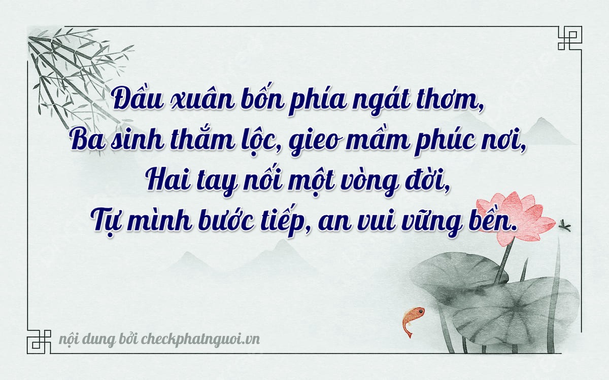 Bài thơ ý nghĩa cho <b>biển số 79A-43204</b> tại website checkphatnguoi.vn