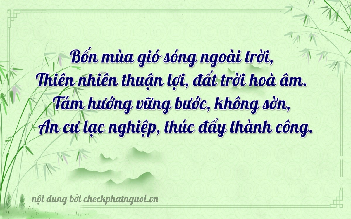 Bài thơ ý nghĩa cho <b>biển số 79A-48372</b> tại website checkphatnguoi.vn