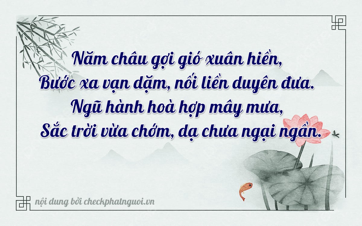 Bài thơ ý nghĩa cho <b>biển số 79A-50865</b> tại website checkphatnguoi.vn