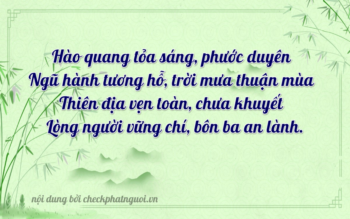 Bài thơ ý nghĩa cho <b>biển số 79A-54204</b> tại website checkphatnguoi.vn
