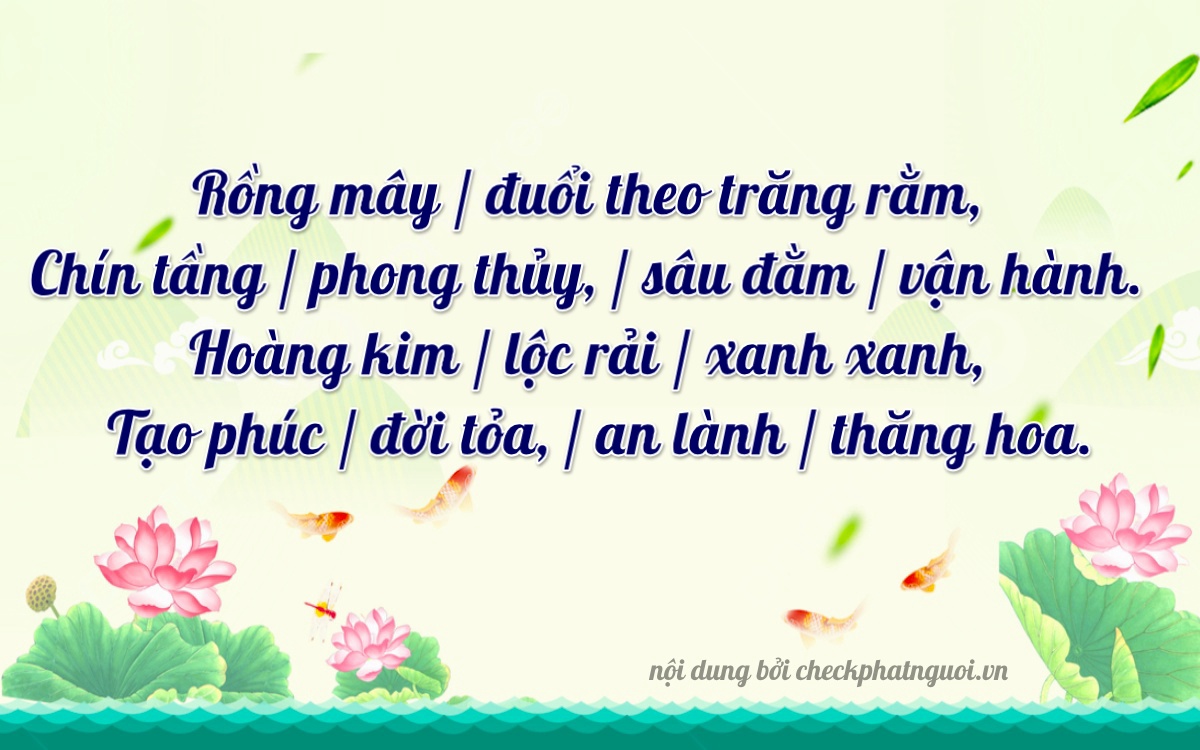 Bài thơ ý nghĩa cho <b>biển số 79A-70707</b> tại website checkphatnguoi.vn
