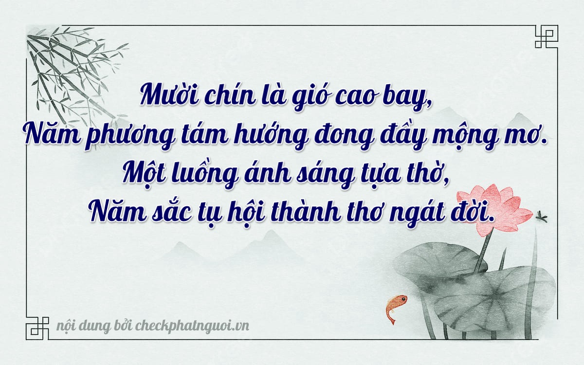 Bài thơ ý nghĩa cho <b>biển số 79C-19154</b> tại website checkphatnguoi.vn