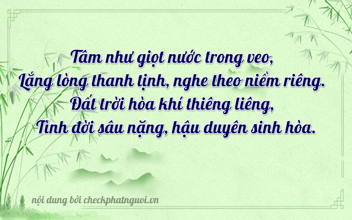 Bài thơ ý nghĩa cho <b>biển số 79C-22881</b> tại website checkphatnguoi.vn