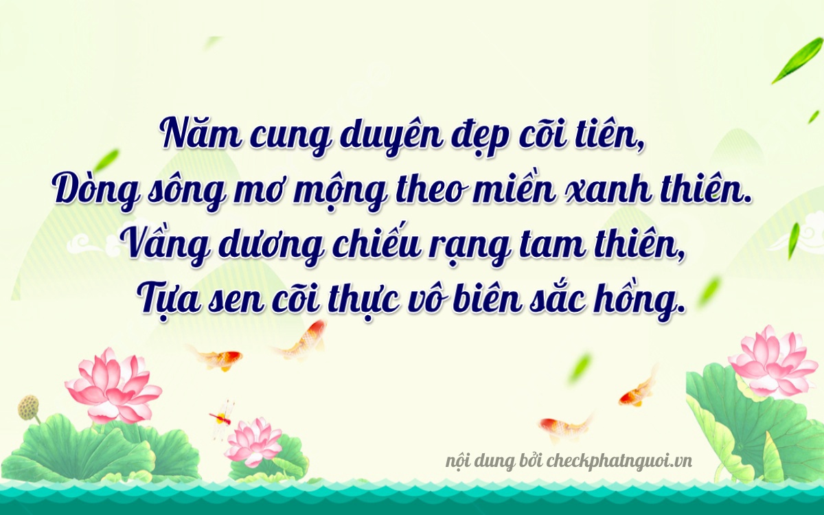 Bài thơ ý nghĩa cho <b>biển số 79C-55043</b> tại website checkphatnguoi.vn
