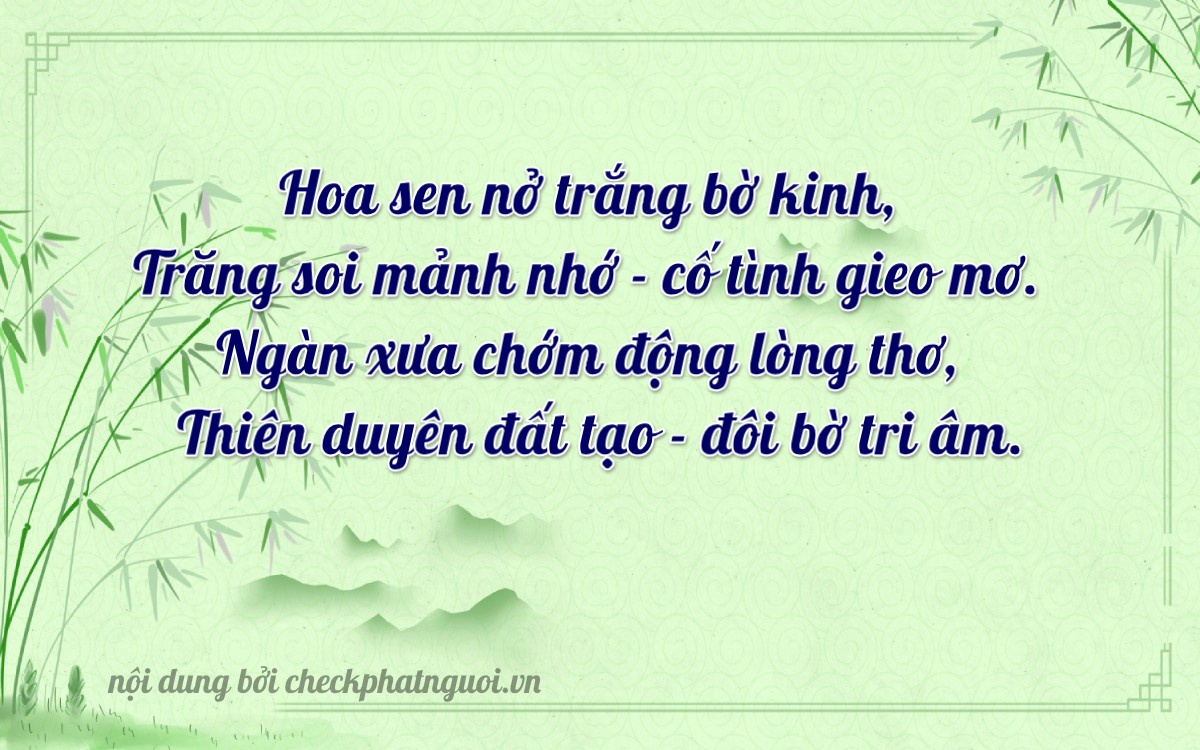 Bài thơ ý nghĩa cho <b>biển số 79D1-32000</b> tại website checkphatnguoi.vn