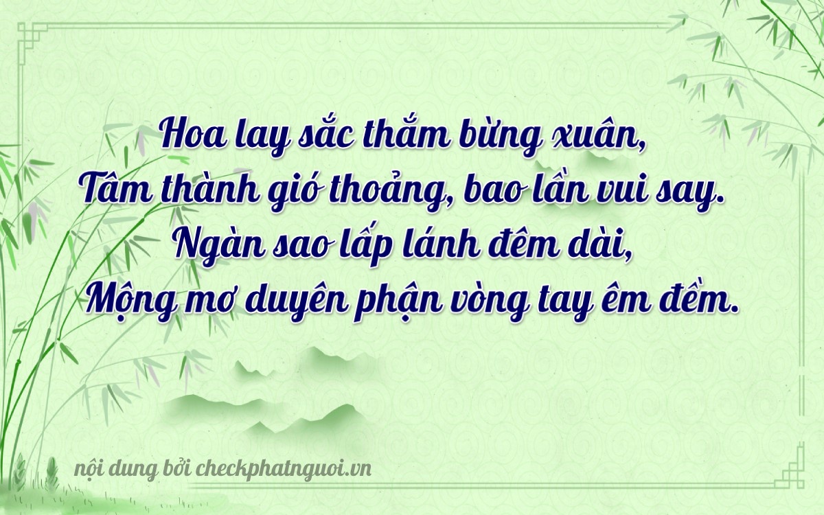 Bài thơ ý nghĩa cho <b>biển số 79D1-89703</b> tại website checkphatnguoi.vn