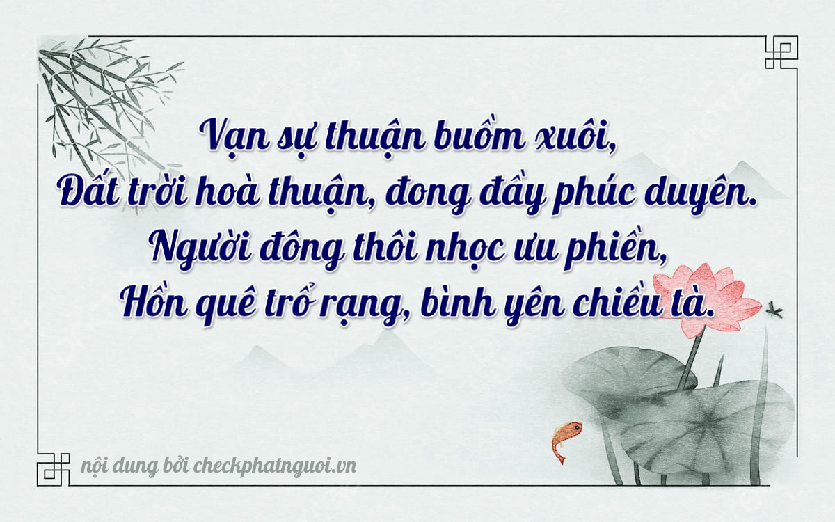 Bài thơ ý nghĩa cho <b>biển số 79D-8207</b> tại website checkphatnguoi.vn