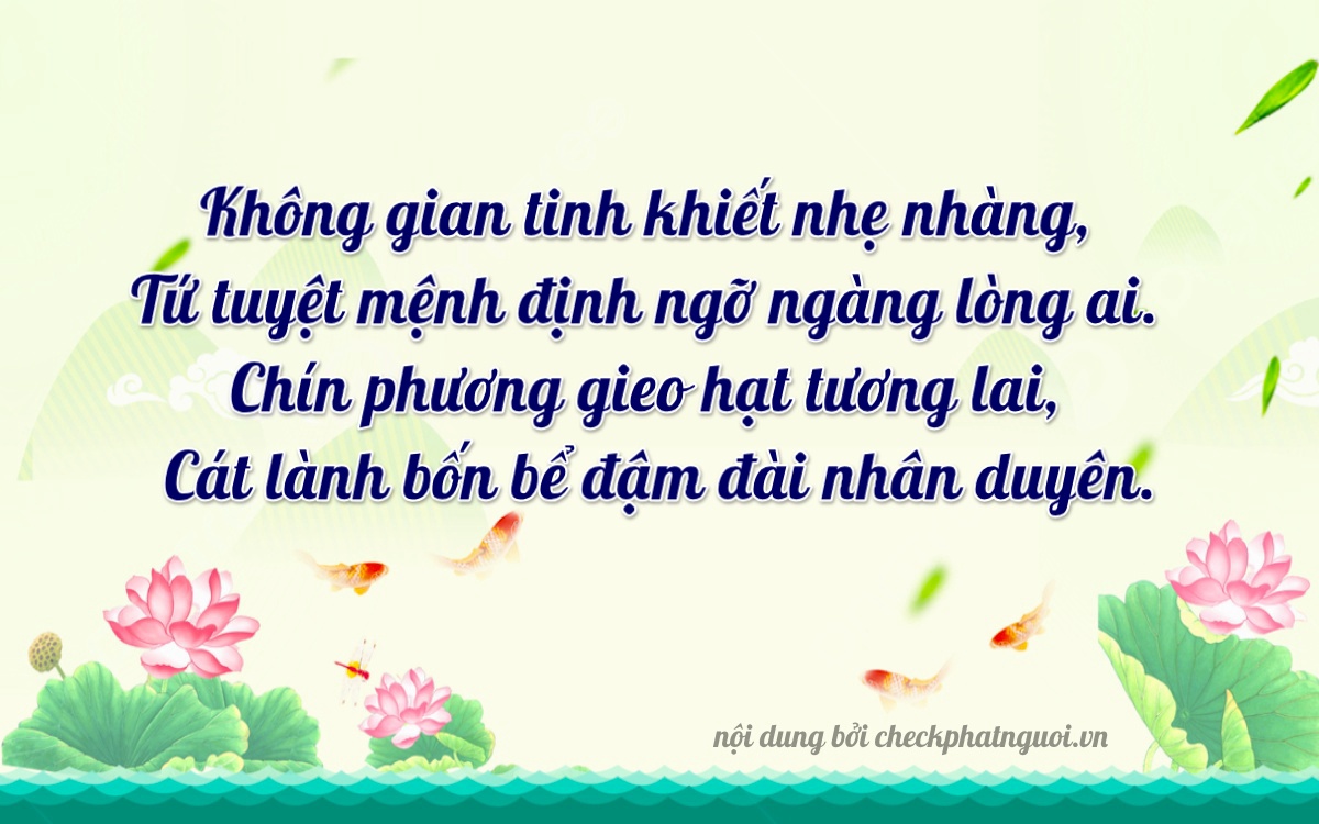 Bài thơ ý nghĩa cho <b>biển số 79H1-04486</b> tại website checkphatnguoi.vn