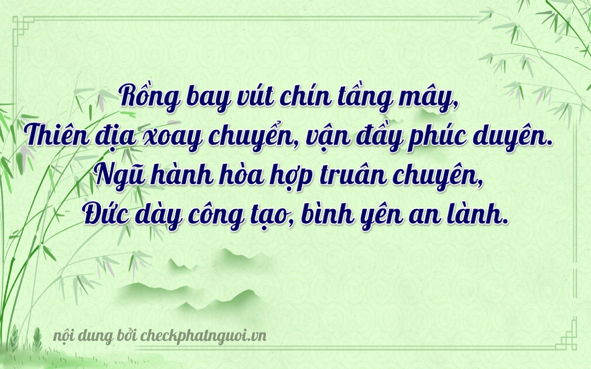 Bài thơ ý nghĩa cho <b>biển số 79H1-14770</b> tại website checkphatnguoi.vn