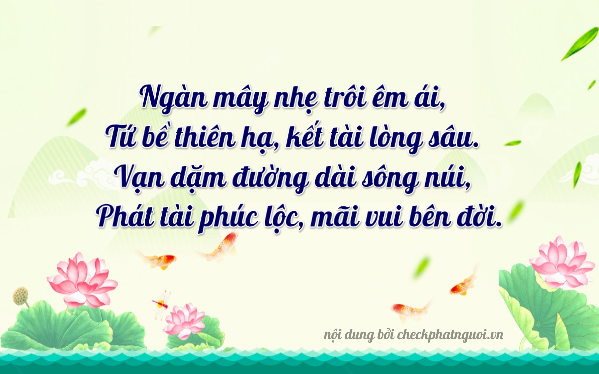 Bài thơ ý nghĩa cho <b>biển số 79H1-32488</b> tại website checkphatnguoi.vn