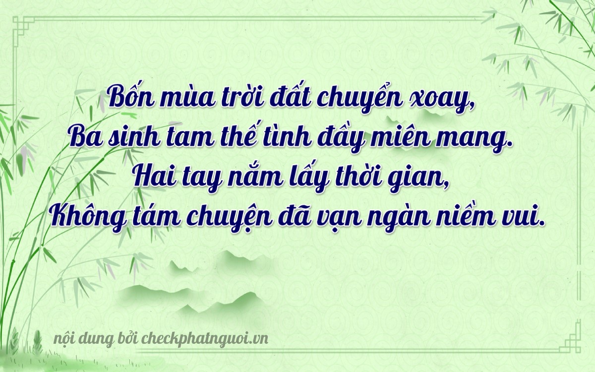 Bài thơ ý nghĩa cho <b>biển số 79H1-43208</b> tại website checkphatnguoi.vn