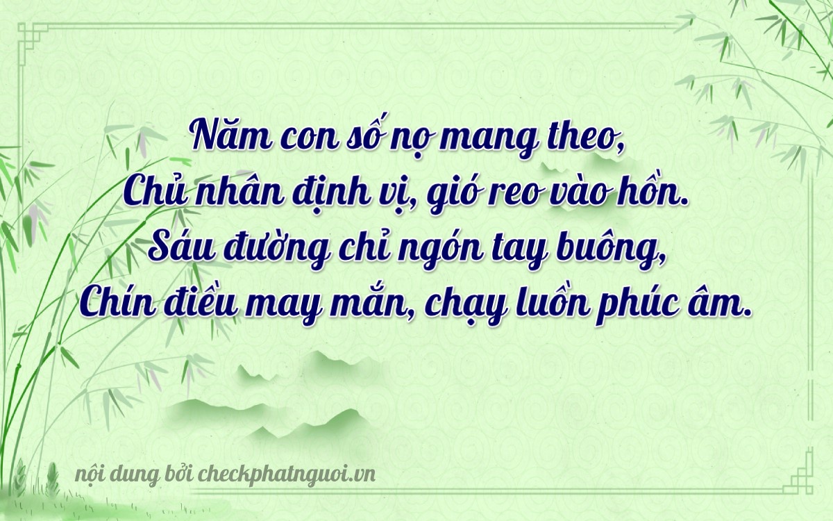 Bài thơ ý nghĩa cho <b>biển số 79H1-56799</b> tại website checkphatnguoi.vn