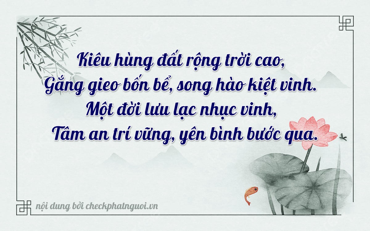 Bài thơ ý nghĩa cho <b>biển số 79LD-00378</b> tại website checkphatnguoi.vn