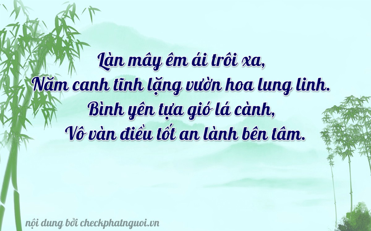 Bài thơ ý nghĩa cho <b>biển số 79N1-59253</b> tại website checkphatnguoi.vn