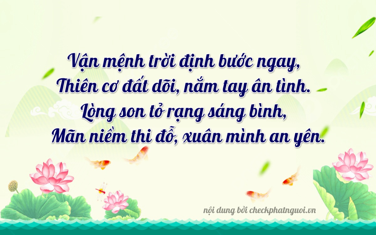 Bài thơ ý nghĩa cho <b>biển số 79N2-21959</b> tại website checkphatnguoi.vn