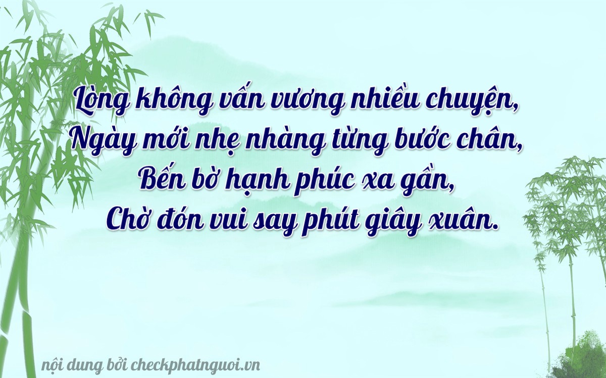 Bài thơ ý nghĩa cho <b>biển số 79N2-54646</b> tại website checkphatnguoi.vn