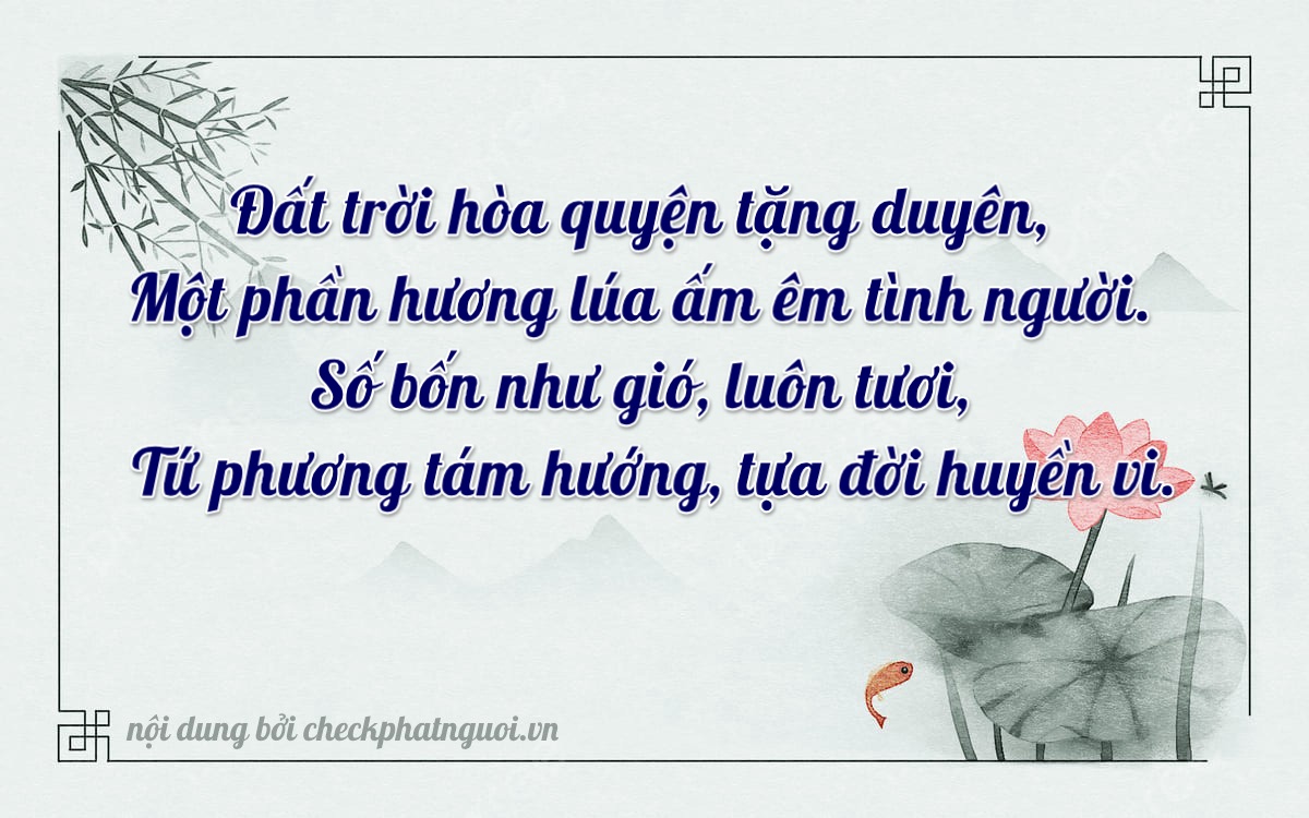 Bài thơ ý nghĩa cho <b>biển số 79NA-14422</b> tại website checkphatnguoi.vn