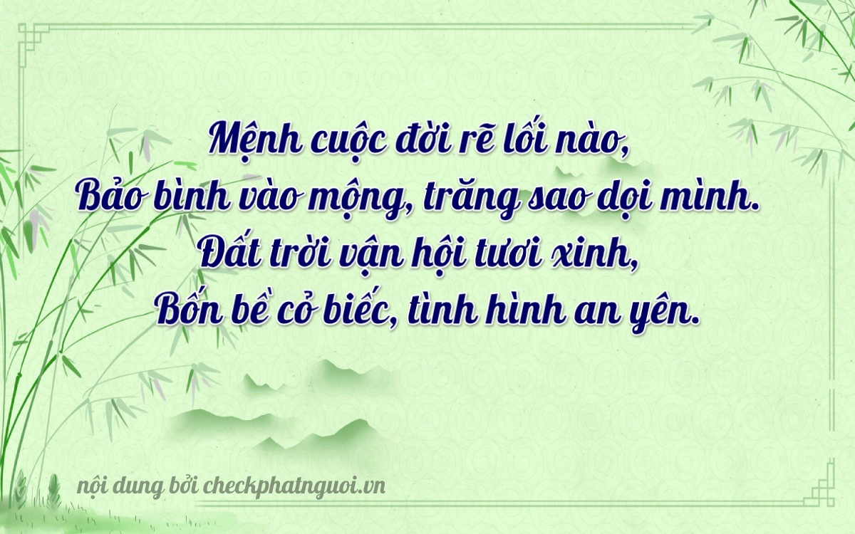 Bài thơ ý nghĩa cho <b>biển số 79NA-20491</b> tại website checkphatnguoi.vn