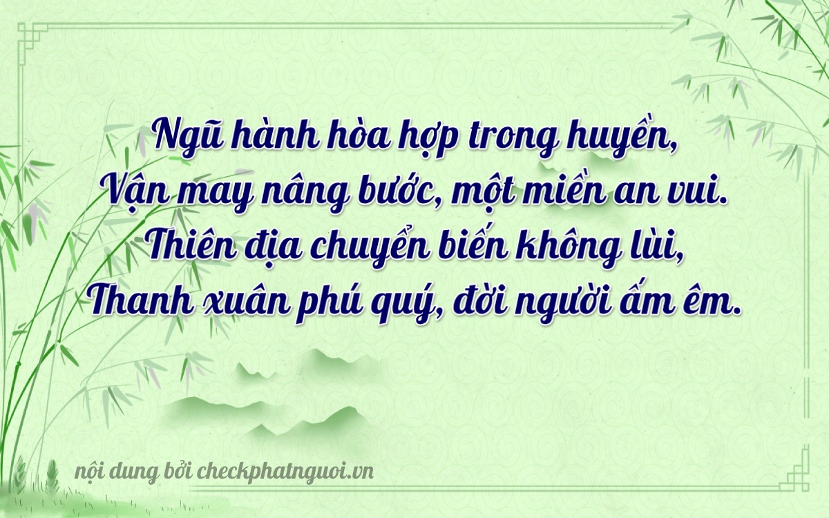 Bài thơ ý nghĩa cho <b>biển số 79NA-23897</b> tại website checkphatnguoi.vn