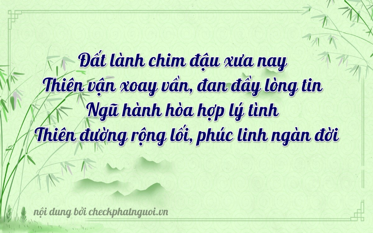 Bài thơ ý nghĩa cho <b>biển số 79SA-01602</b> tại website checkphatnguoi.vn