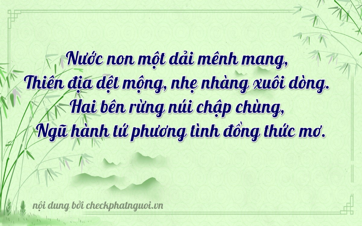 Bài thơ ý nghĩa cho <b>biển số 79T-19442</b> tại website checkphatnguoi.vn