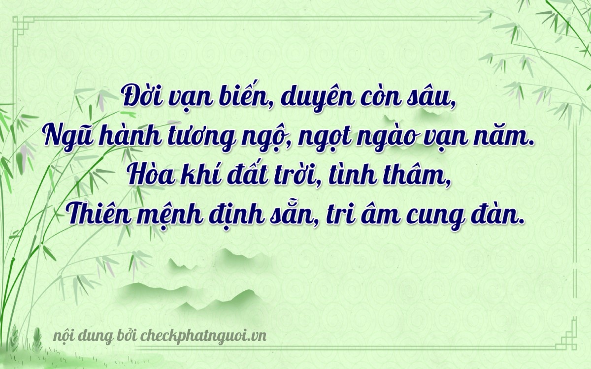 Bài thơ ý nghĩa cho <b>biển số 79U-25298</b> tại website checkphatnguoi.vn