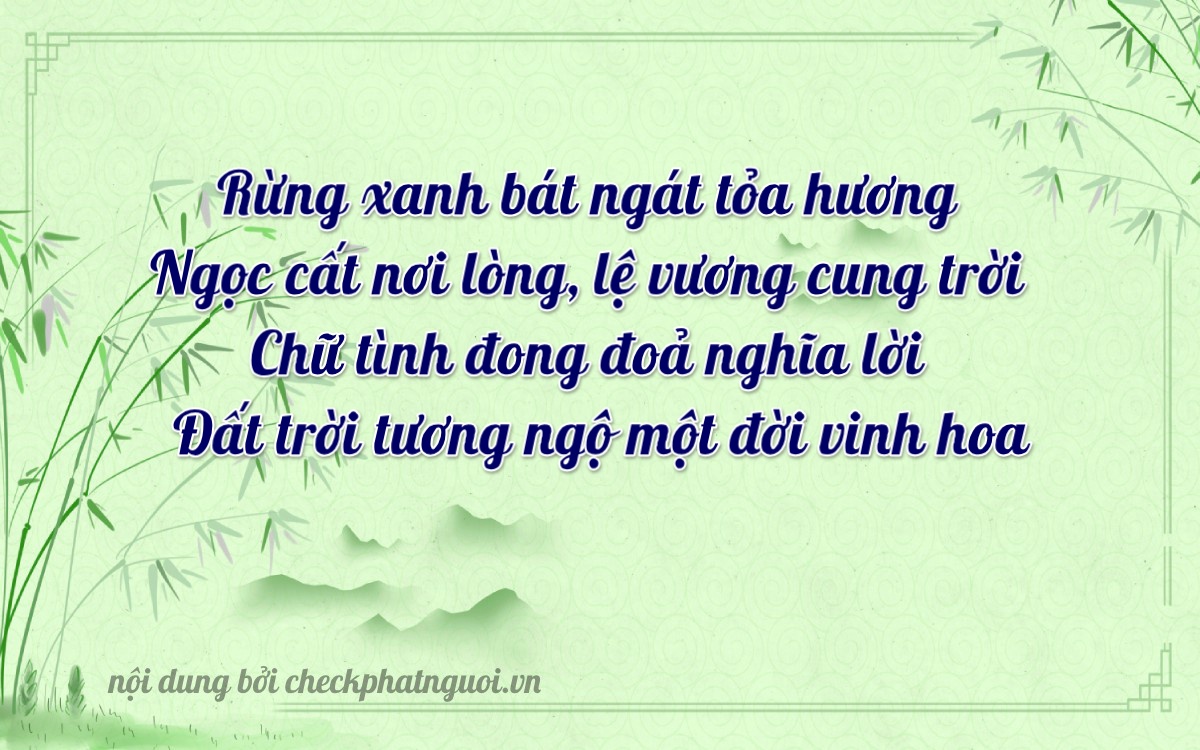 Bài thơ ý nghĩa cho <b>biển số 79V1-17871</b> tại website checkphatnguoi.vn