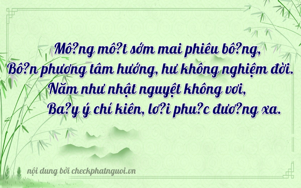 Bài thơ ý nghĩa cho <b>biển số 79VA-14953</b> tại website checkphatnguoi.vn