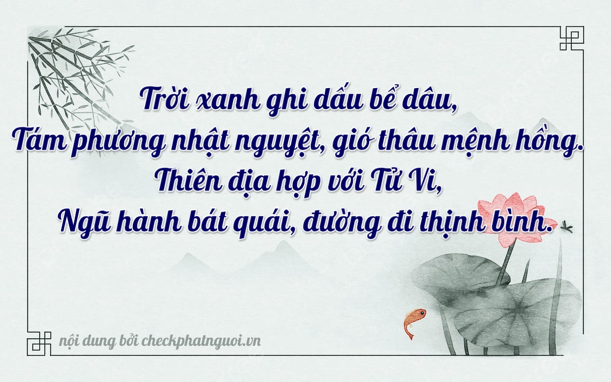 Bài thơ ý nghĩa cho <b>biển số 80005</b> tại website checkphatnguoi.vn