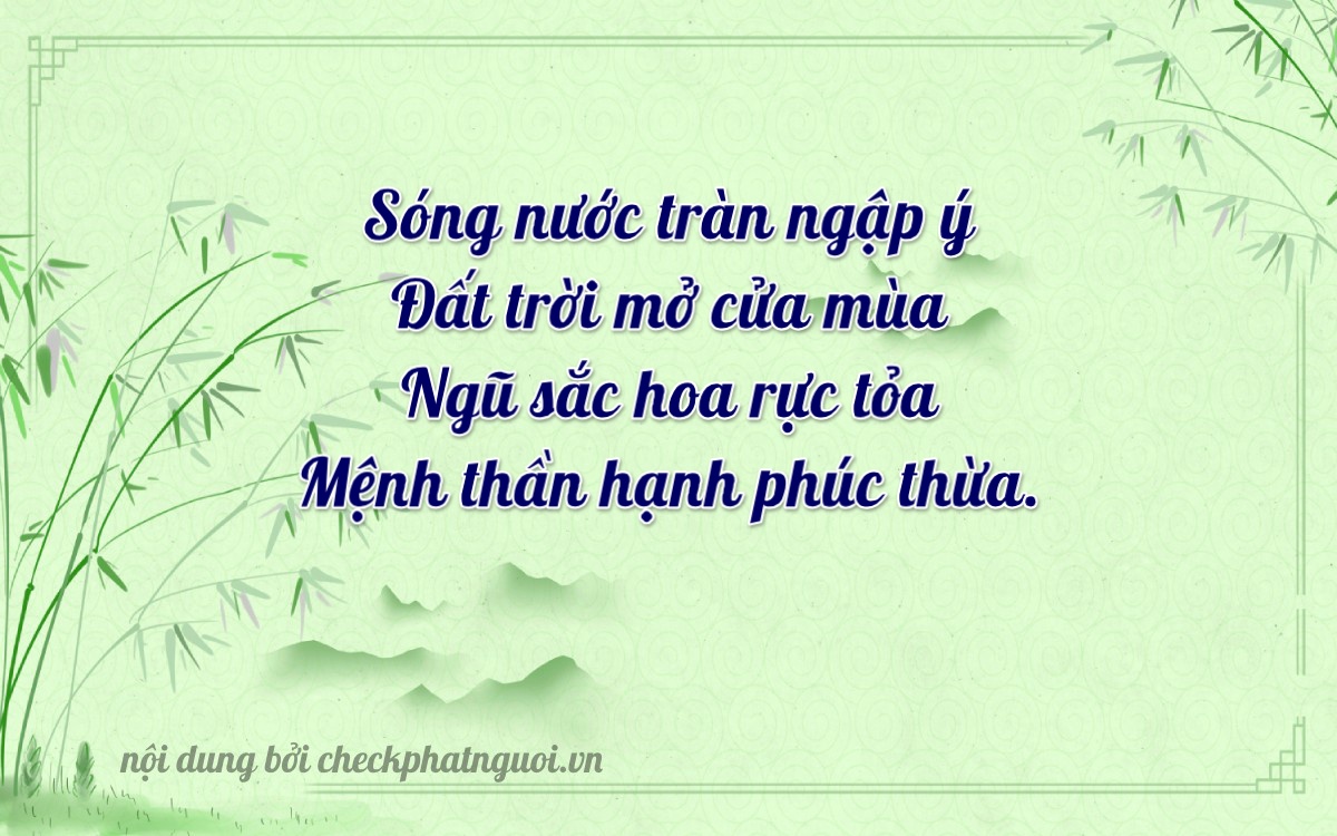 Bài thơ ý nghĩa cho <b>biển số 80868</b> tại website checkphatnguoi.vn