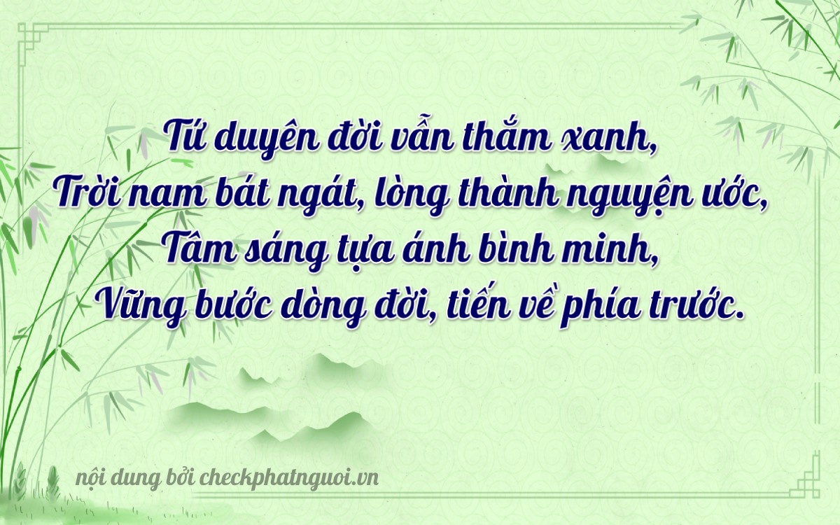 Bài thơ ý nghĩa cho <b>biển số 81A-09464</b> tại website checkphatnguoi.vn