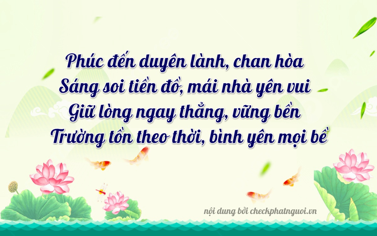 Bài thơ ý nghĩa cho <b>biển số 81A-11893</b> tại website checkphatnguoi.vn