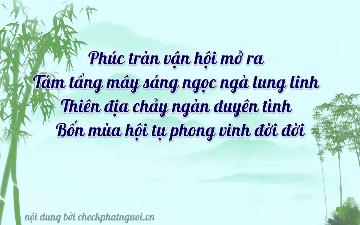 Bài thơ ý nghĩa cho <b>biển số 81A-18888</b> tại website checkphatnguoi.vn